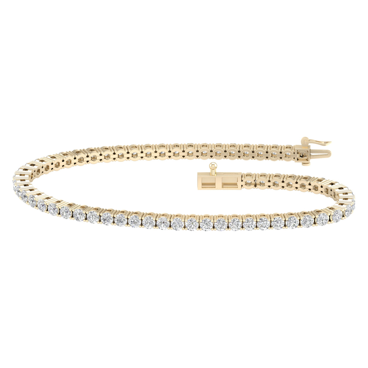 14K 2.00CT Certified Lab Grown Diamond Bracelet 69841