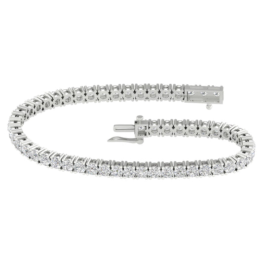 14K 6.00CT  Certified Lab Grown Diamond Bracelet 68829