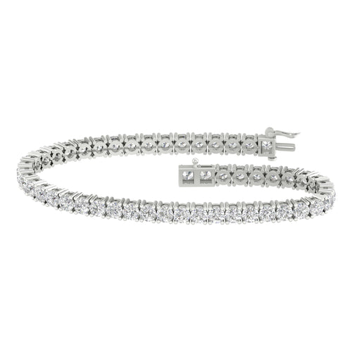 14K 10.00CT Lab Certified Lab Grown Diamond Bracelet ( IGI Certified ) 64312