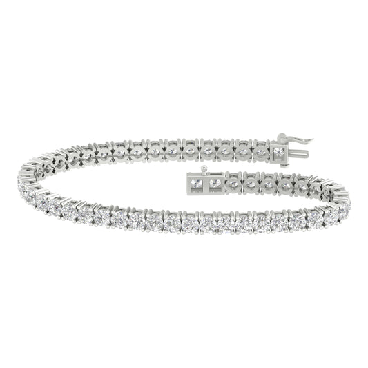 14K 10.00CT Lab Certified Lab Grown Diamond Bracelet ( IGI Certified ) 64312
