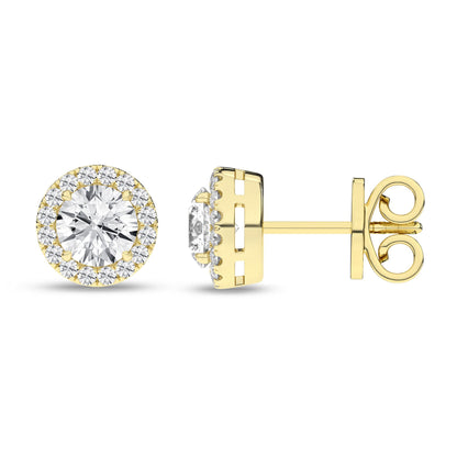 14K 2.25ct Certified Lab Grown Diamond Earrings 64314