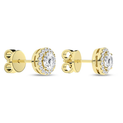 14K 2.25ct Certified Lab Grown Diamond Earrings 64314
