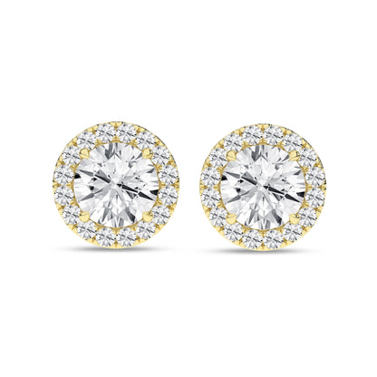 14K 2.25ct Certified Lab Grown Diamond Earrings 64314