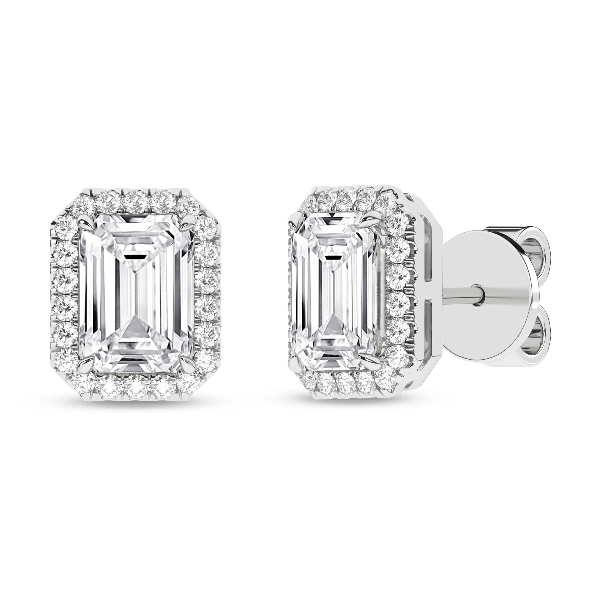 14K 2.25ct Certified Lab Grown Diamond Earrings 64318