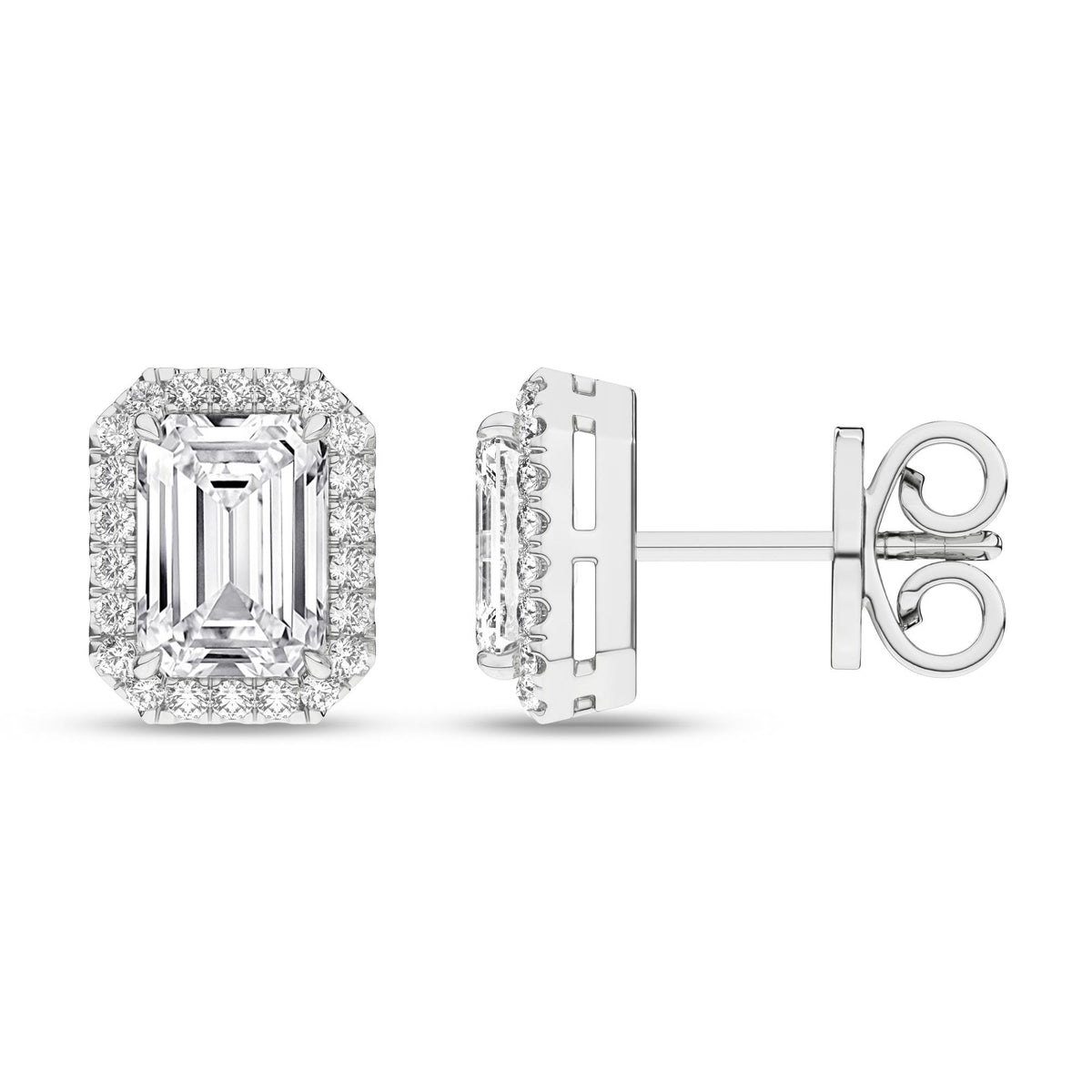 14K 2.25ct Certified Lab Grown Diamond Earrings 64318
