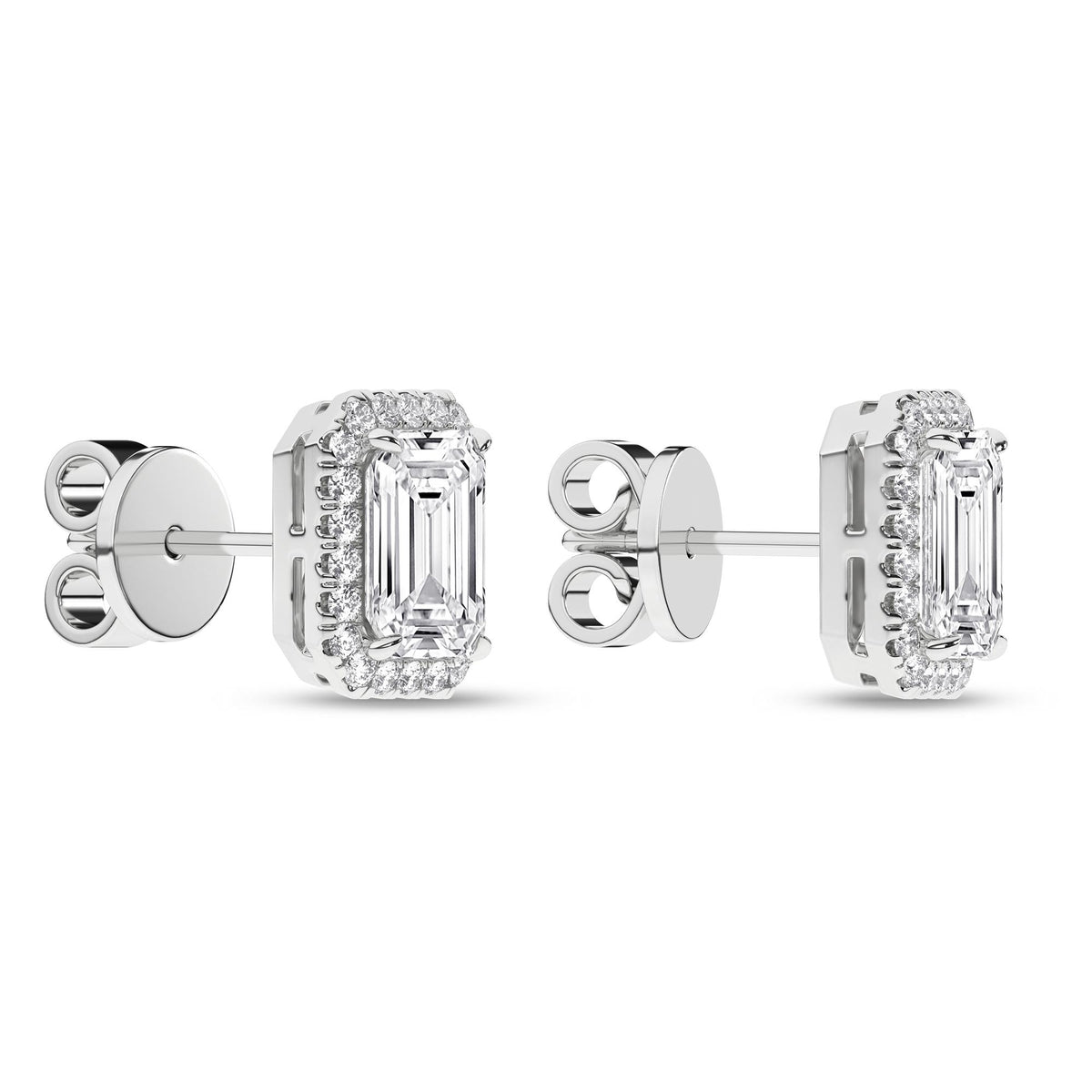 14K 2.25ct Certified Lab Grown Diamond Earrings 64318
