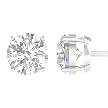 14K 3.00CT Certified Lab Grown Diamond Earrings ( IGI Certified ) 64323