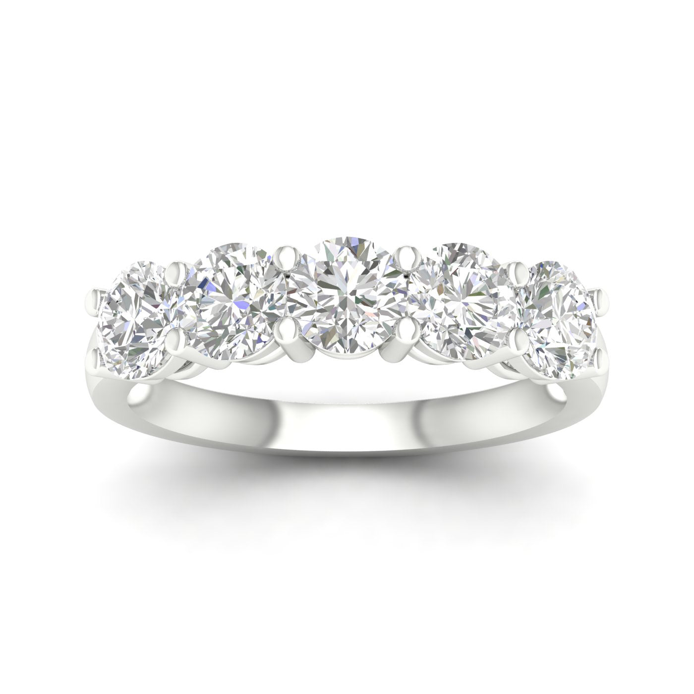 14K 2.00CT Certified Lab Grown Diamond Bands ( IGI Certified ) 64343