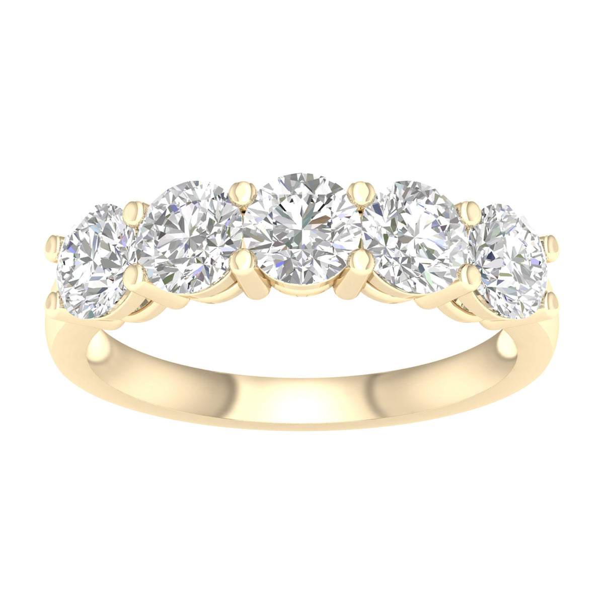 14K 2.00CT Certified Lab Grown Diamond Bands ( IGI Certified ) 64344