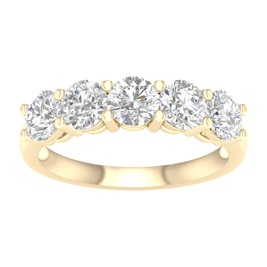 14K 2.00CT Certified Lab Grown Diamond Bands ( IGI Certified ) 64344