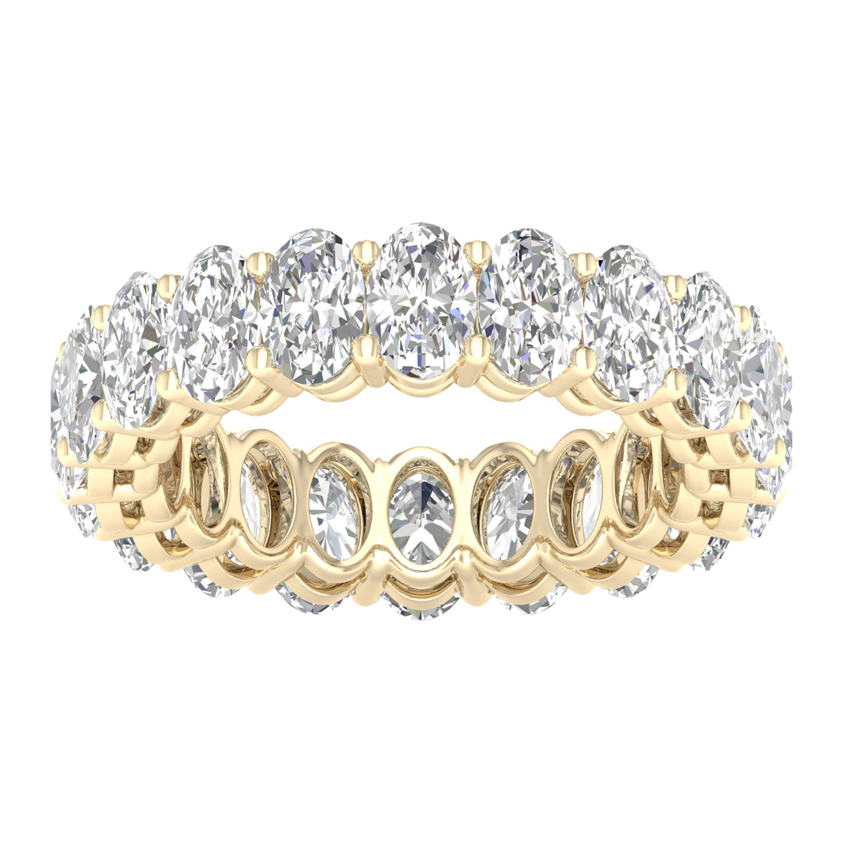 14K 5.00CT Certified Lab Grown Diamond Bands ( IGI Certified ) 64347