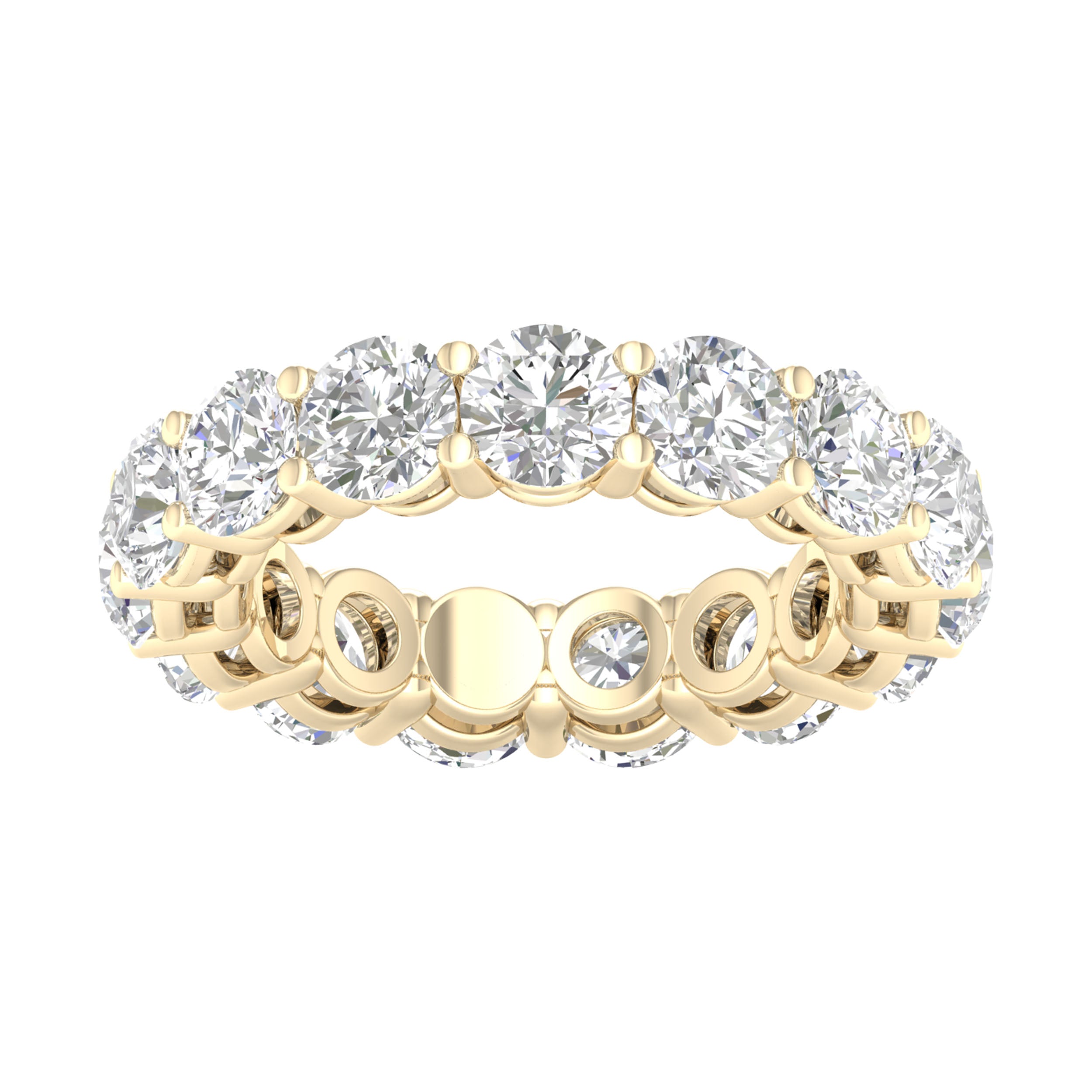 14K 4.95CT Certified Lab Grown Diamond Bands ( IGI Certified ) 64349