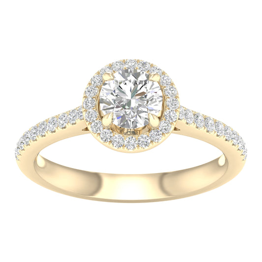 14K 1.25CT Certified Lab Grown Diamond Ring ( IGI Certified ) 64353