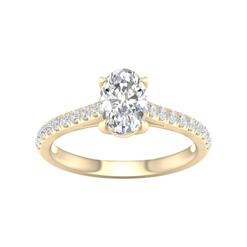 14K 1.75CT Certified Lab Grown Diamond Ring ( IGI Certified ) 64357