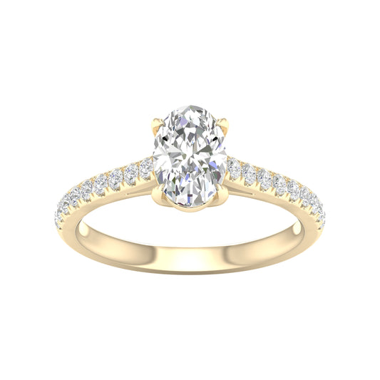 14K 1.75CT Certified Lab Grown Diamond Ring ( IGI Certified ) 64357