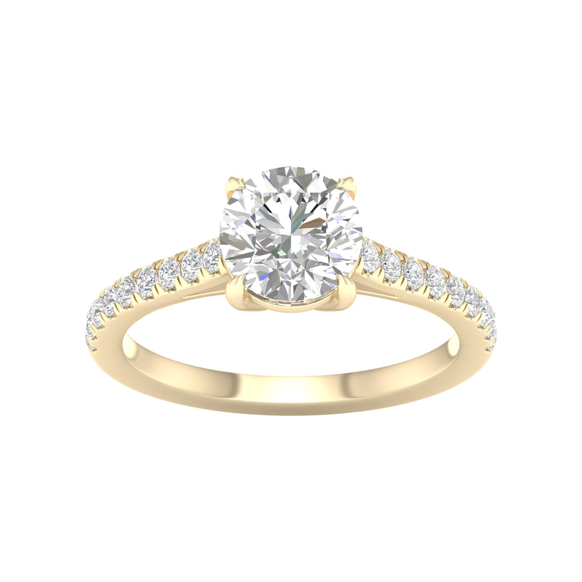14K 1.75CT Certified Lab Grown Diamond Ring ( IGI Certified ) 64358