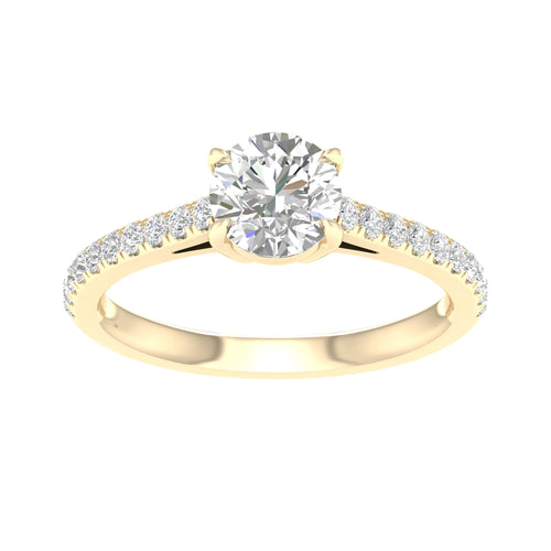 14K 1.25CT Lab Grown Diamond Ring 64362