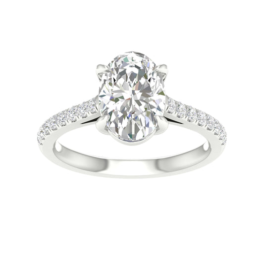 14K 2.25CT Certified Lab Grown Diamond Ring ( IGI Certified ) 64364