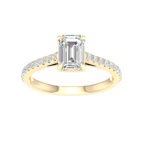 14K 1.25CT Certified Lab Grown Diamond Ring ( IGI Certified ) 64365