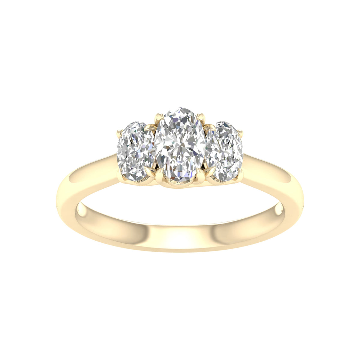 14K 1.00CT  Certified Lab Grown Diamond Ring ( IGI Certified ) 64378