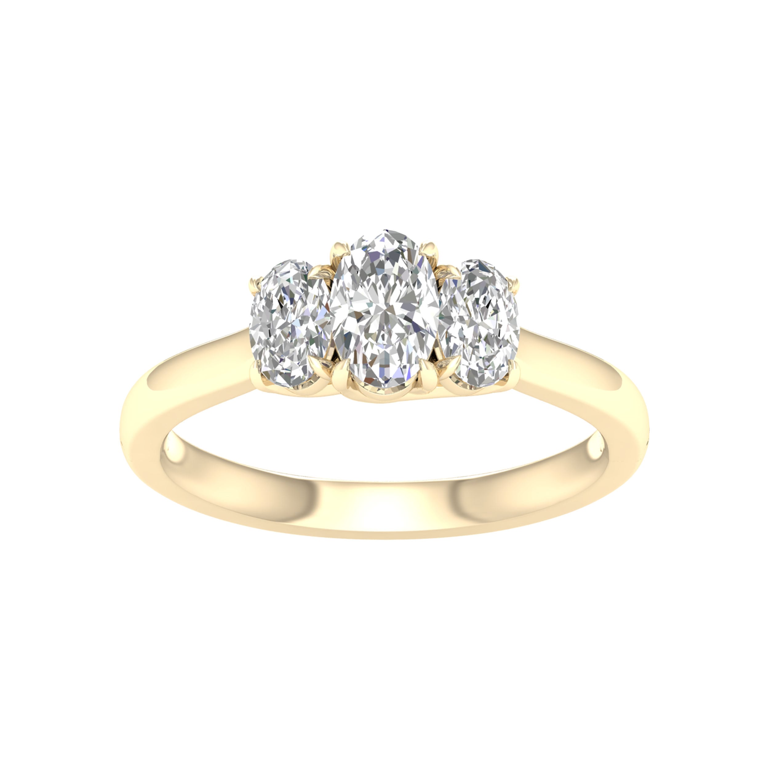 14K 1.00CT  Certified Lab Grown Diamond Ring ( IGI Certified ) 64378