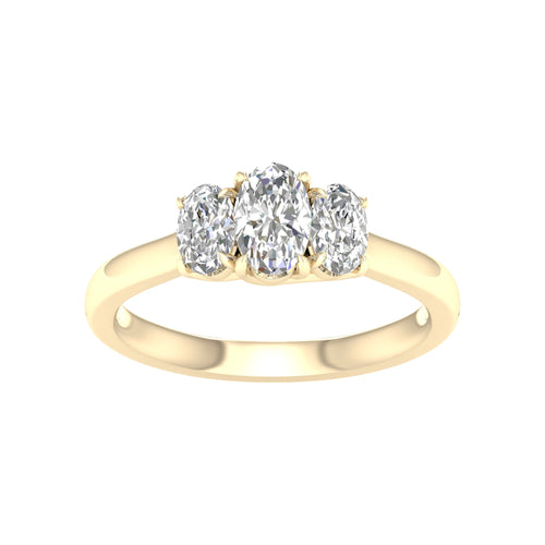 14K 1.00CT  Certified Lab Grown Diamond Ring ( IGI Certified ) 64378