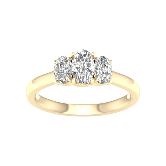 14K 1.00CT  Certified Lab Grown Diamond Ring ( IGI Certified ) 64378
