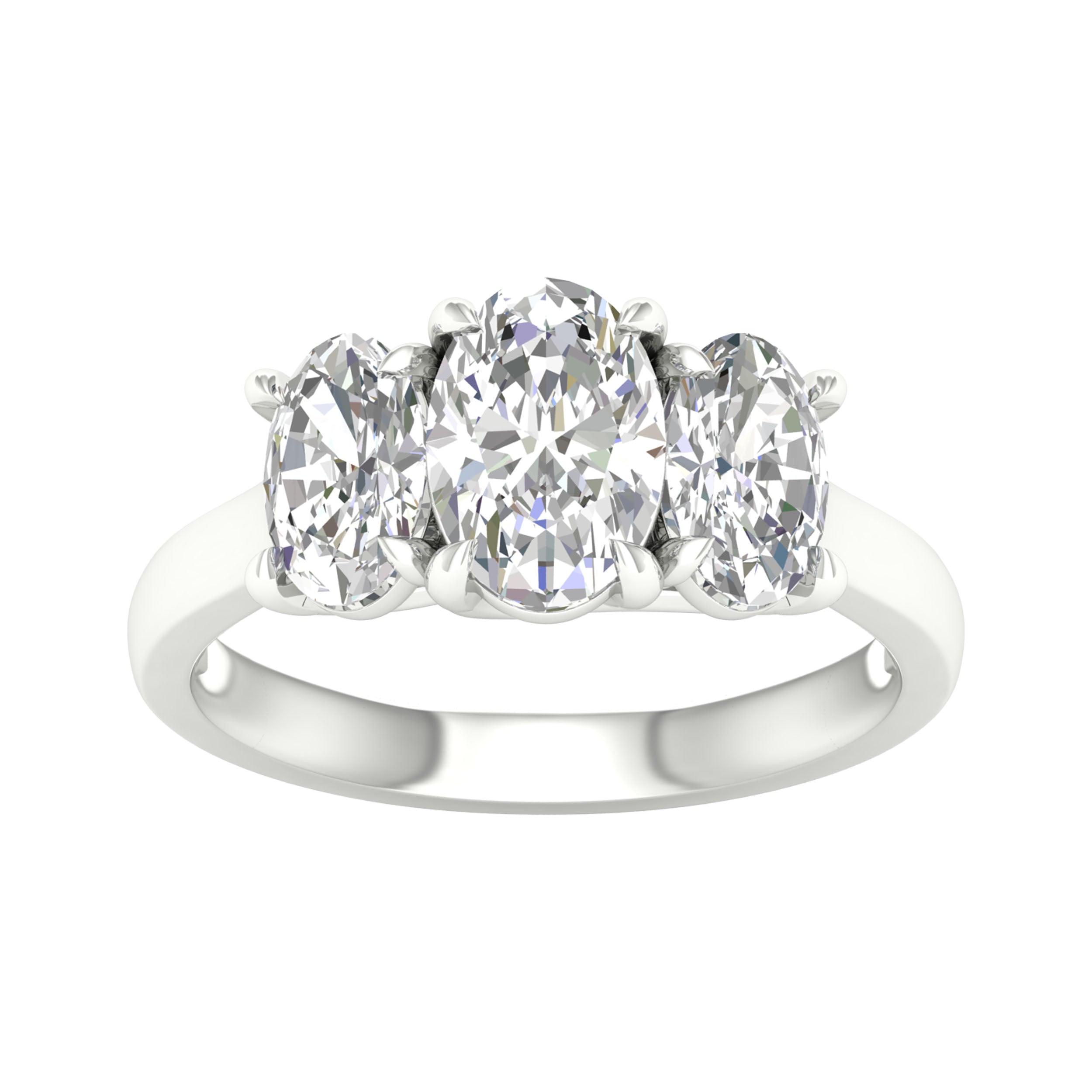 14K 3.00CT Certified Lab Grown Diamond Ring ( IGI Certified ) 64379