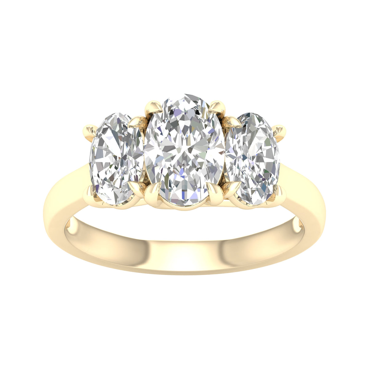14K 3.00CT Certified Lab Grown Diamond Ring ( IGI Certified ) 64380