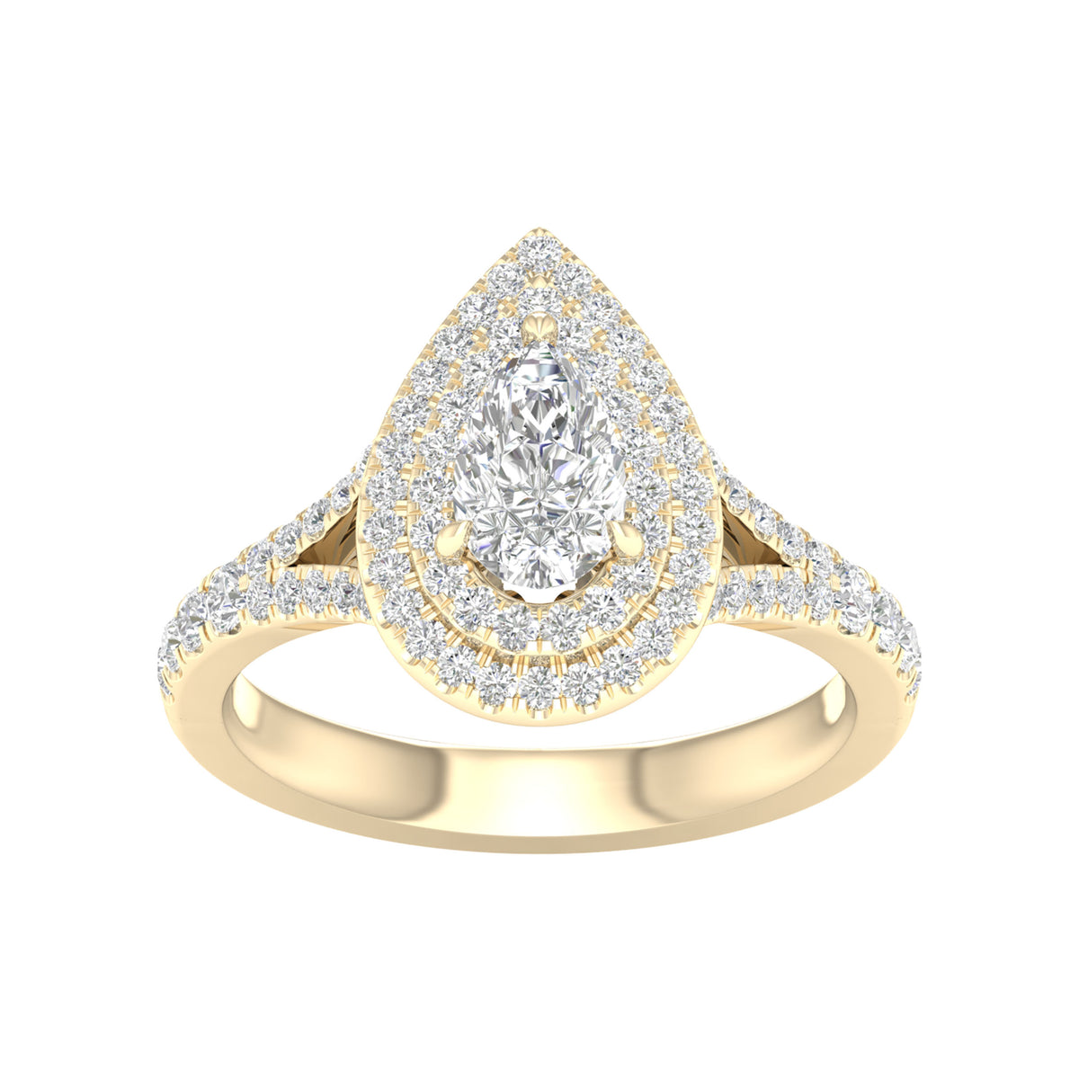 14K 1.25CT Certified Lab Grown Diamond Ring ( IGI Certified ) 64387