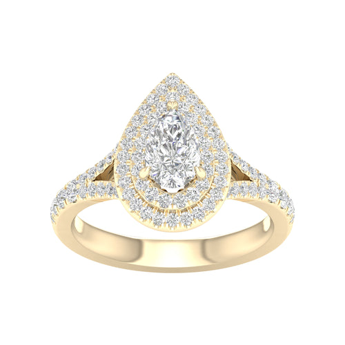 14K 1.25CT Certified Lab Grown Diamond Ring ( IGI Certified ) 64387