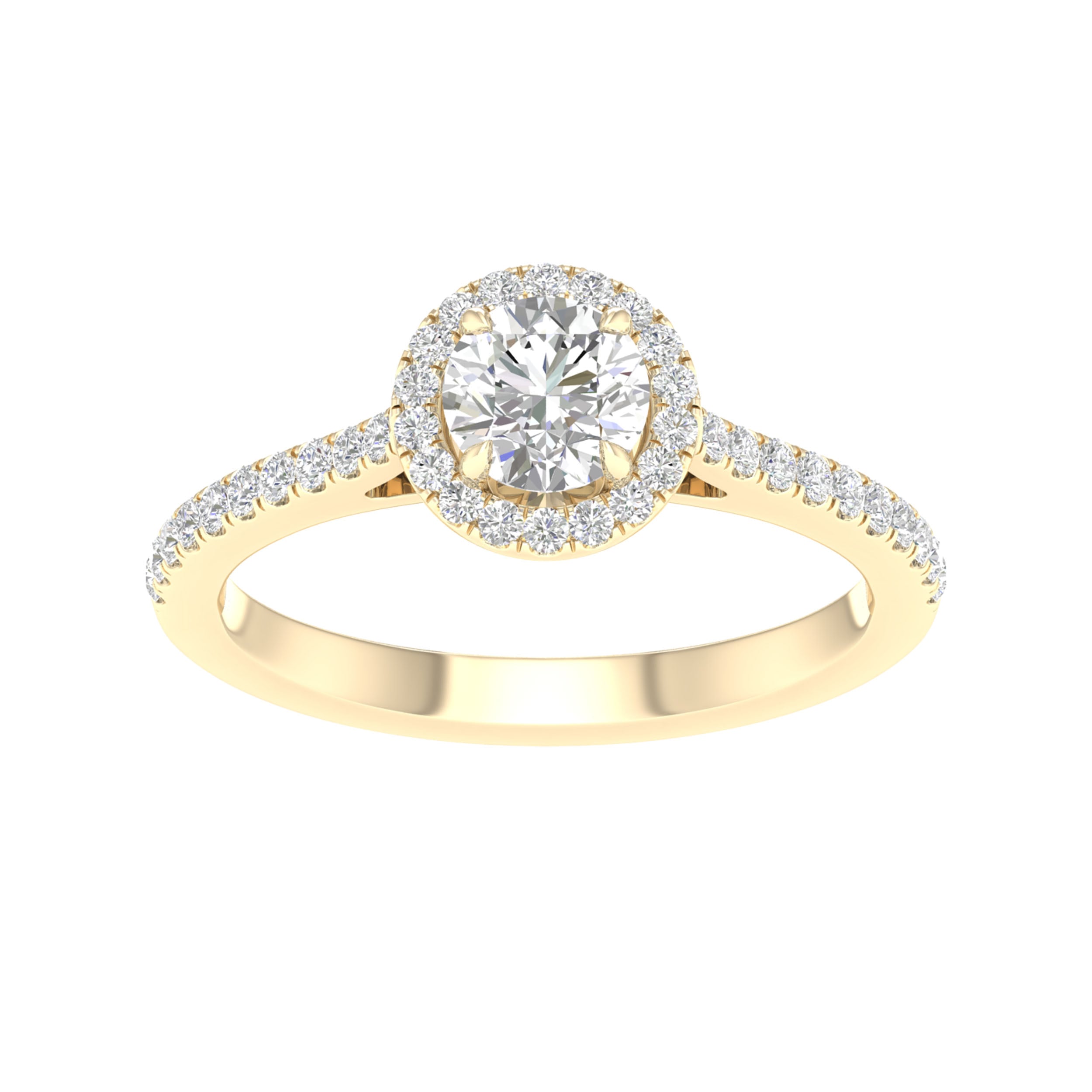 14K 1.00CT Certified Lab Grown Diamond Ring ( IGI Certified ) 64394