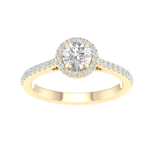 14K 1.00CT Certified Lab Grown Diamond Ring ( IGI Certified ) 64394