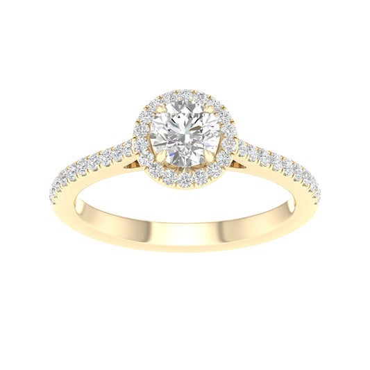 14K 1.00CT Certified Lab Grown Diamond Ring ( IGI Certified ) 64394