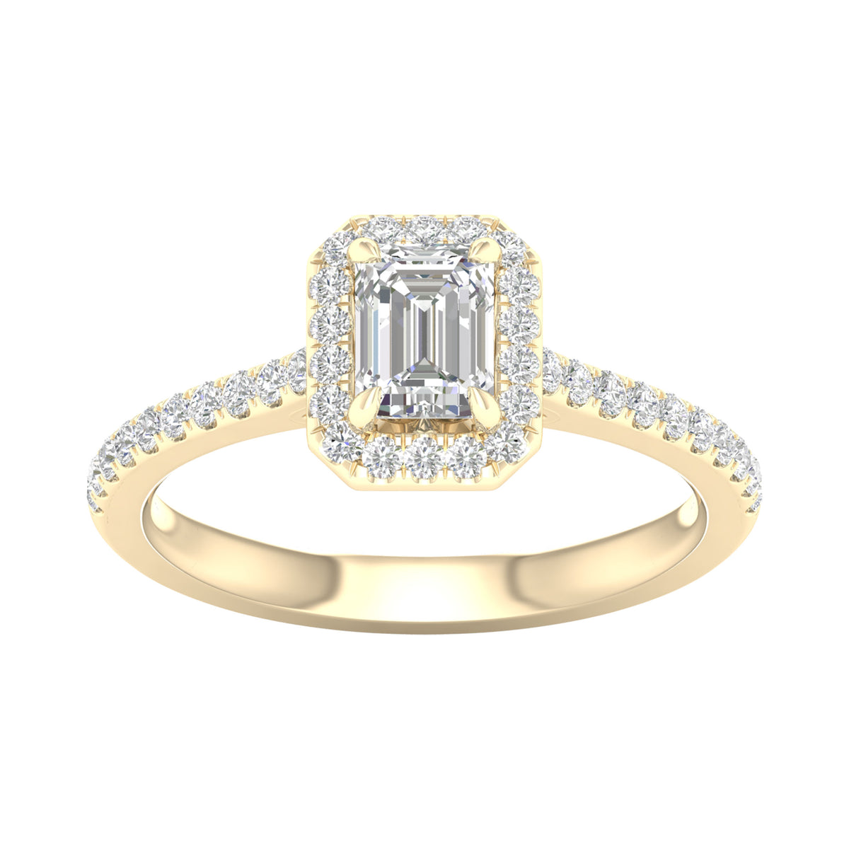 14K 1.00CT Certified Lab Grown Diamond Ring ( IGI Certified ) 64399