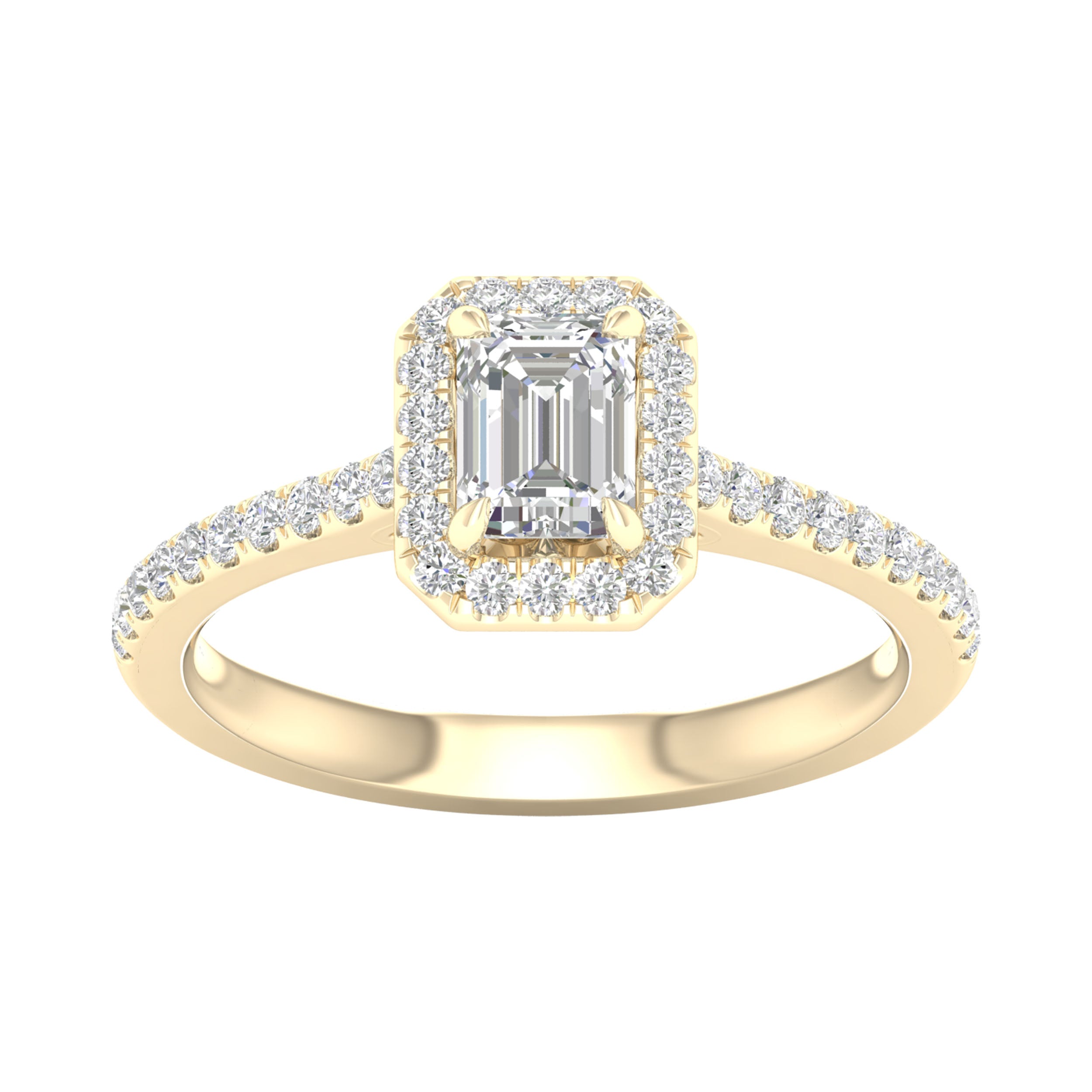 14K 1.00CT Certified Lab Grown Diamond Ring ( IGI Certified ) 64399