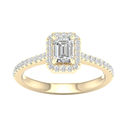 14K 1.00CT Certified Lab Grown Diamond Ring ( IGI Certified ) 64399