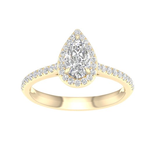 14K 1.00CT Certified Lab Grown Diamond Ring ( IGI Certified ) 64401