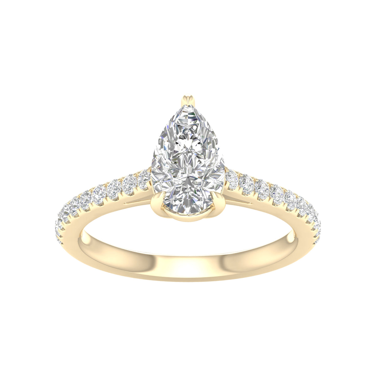 14K 1.25CT Certified Lab Grown Diamond Ring ( IGI Certified ) 64405