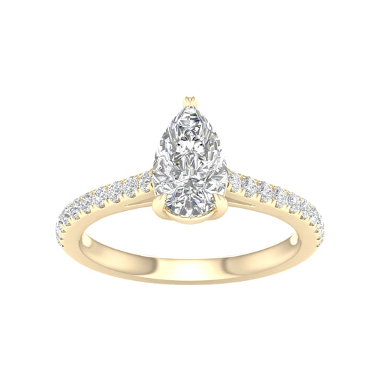 14K 1.25CT Certified Lab Grown Diamond Ring ( IGI Certified ) 64405