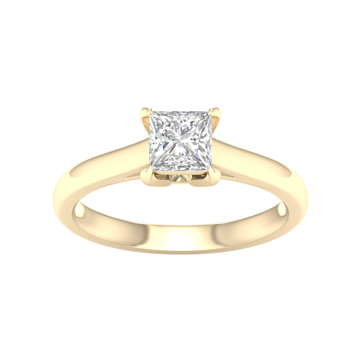14K 1.00CT Certified Lab Grown Diamond Ring ( IGI Certified ) 64411