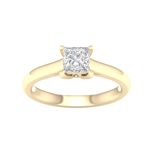 14K 1.00CT Certified Lab Grown Diamond Ring ( IGI Certified ) 64411