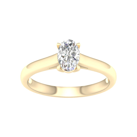 14K 0.75CT Certified Lab Grown Diamond Ring ( IGI Certified ) 64413