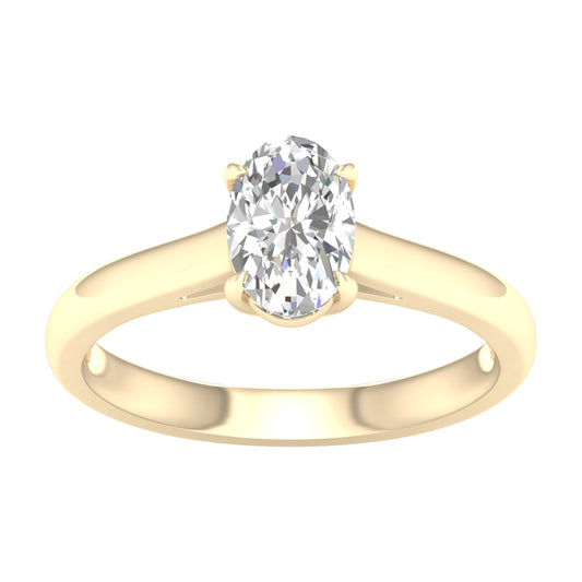 14K 1.00CT  Certified Lab Grown Diamond Ring ( IGI Certified ) 64414