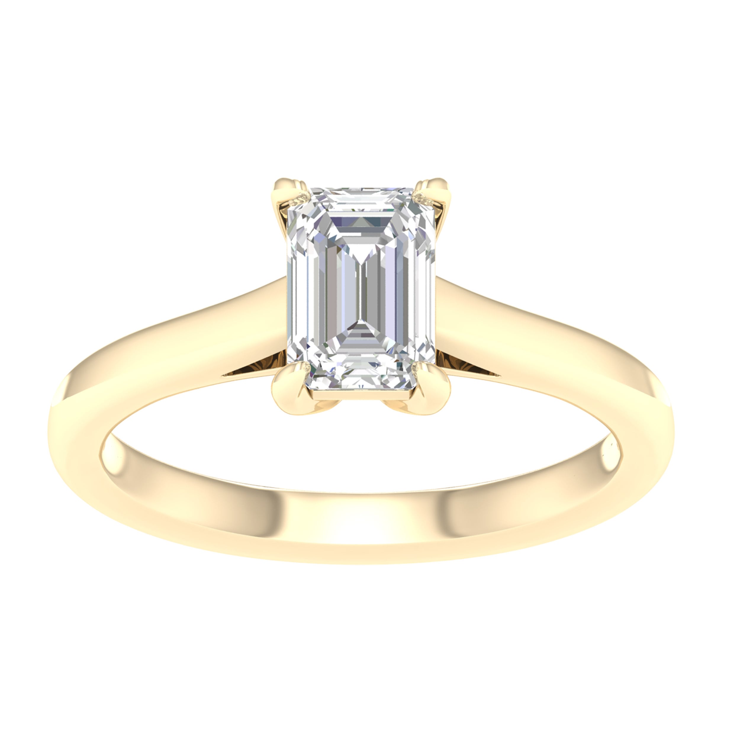 14K 1.00CT Certified Lab Grown Diamond Ring ( IGI Certified ) 64417