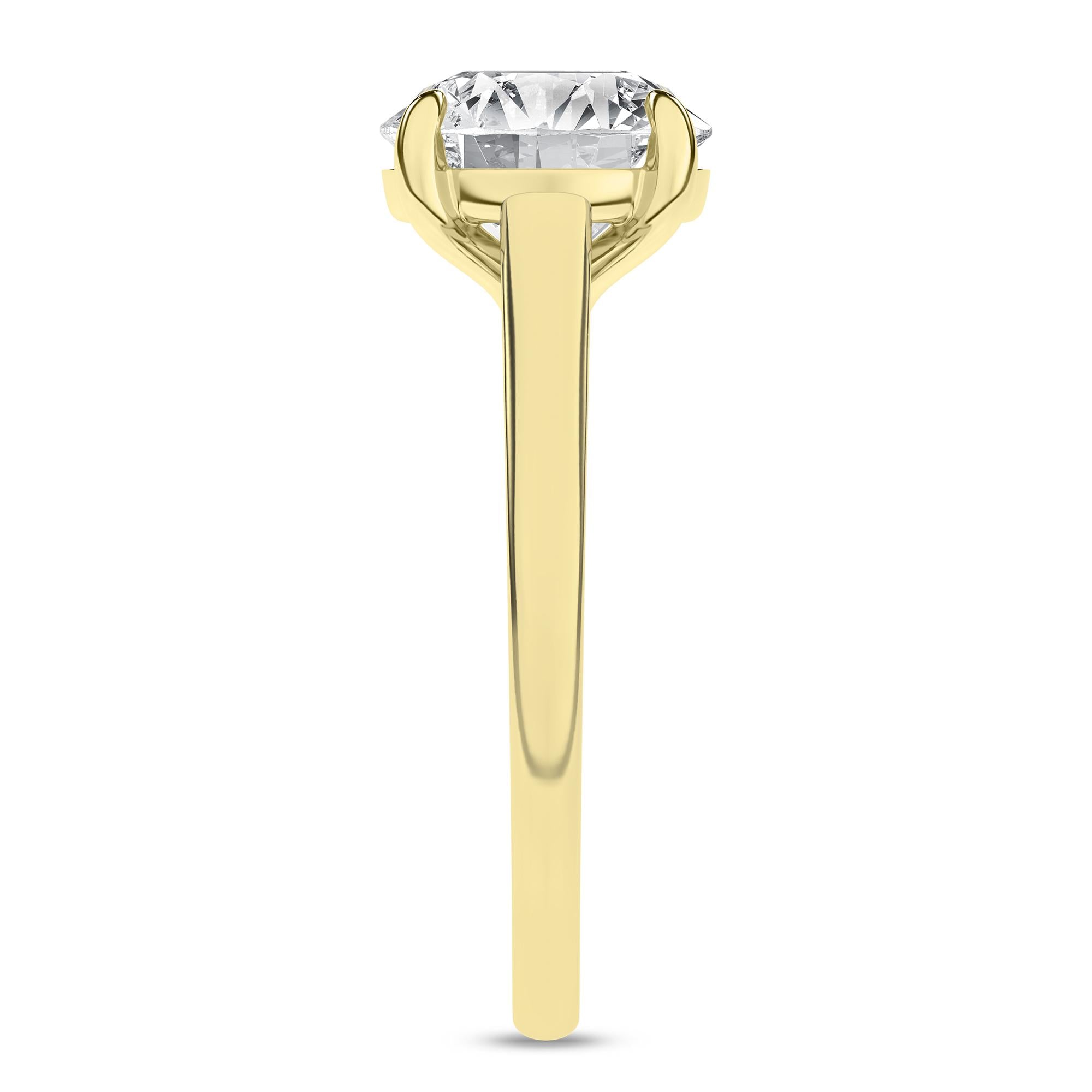 10K 1.00CT Certified Lab Grown Diamond Ring 68886