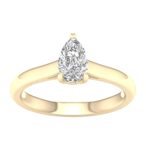 14K 0.75CT  Lab Grown Engagement Ring 64428