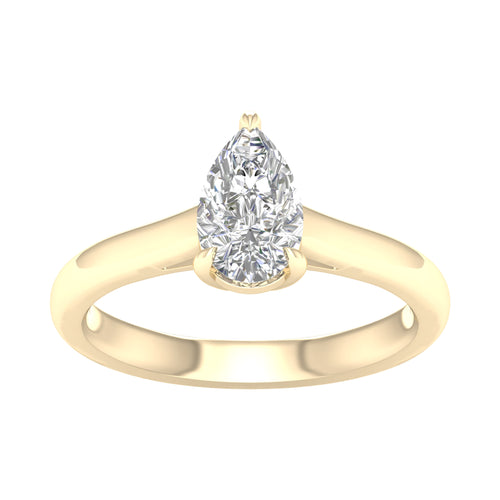 14K 1.00CT Certified Lab Grown Diamond Ring ( IGI Certified ) 64429