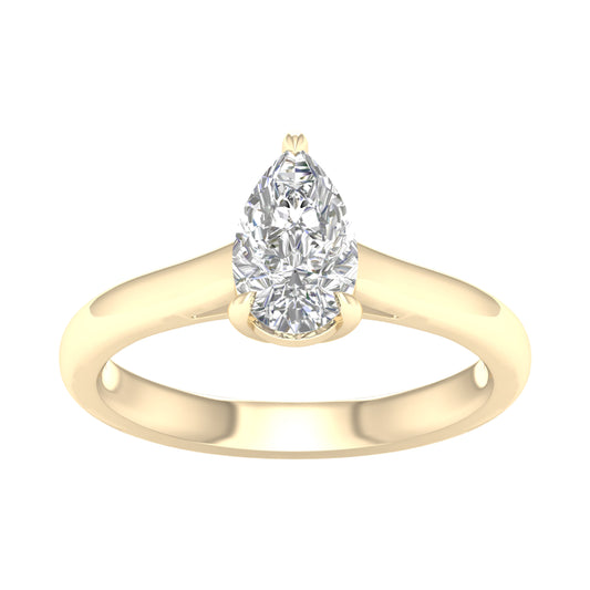 14K 1.00CT Certified Lab Grown Diamond Ring ( IGI Certified ) 64429