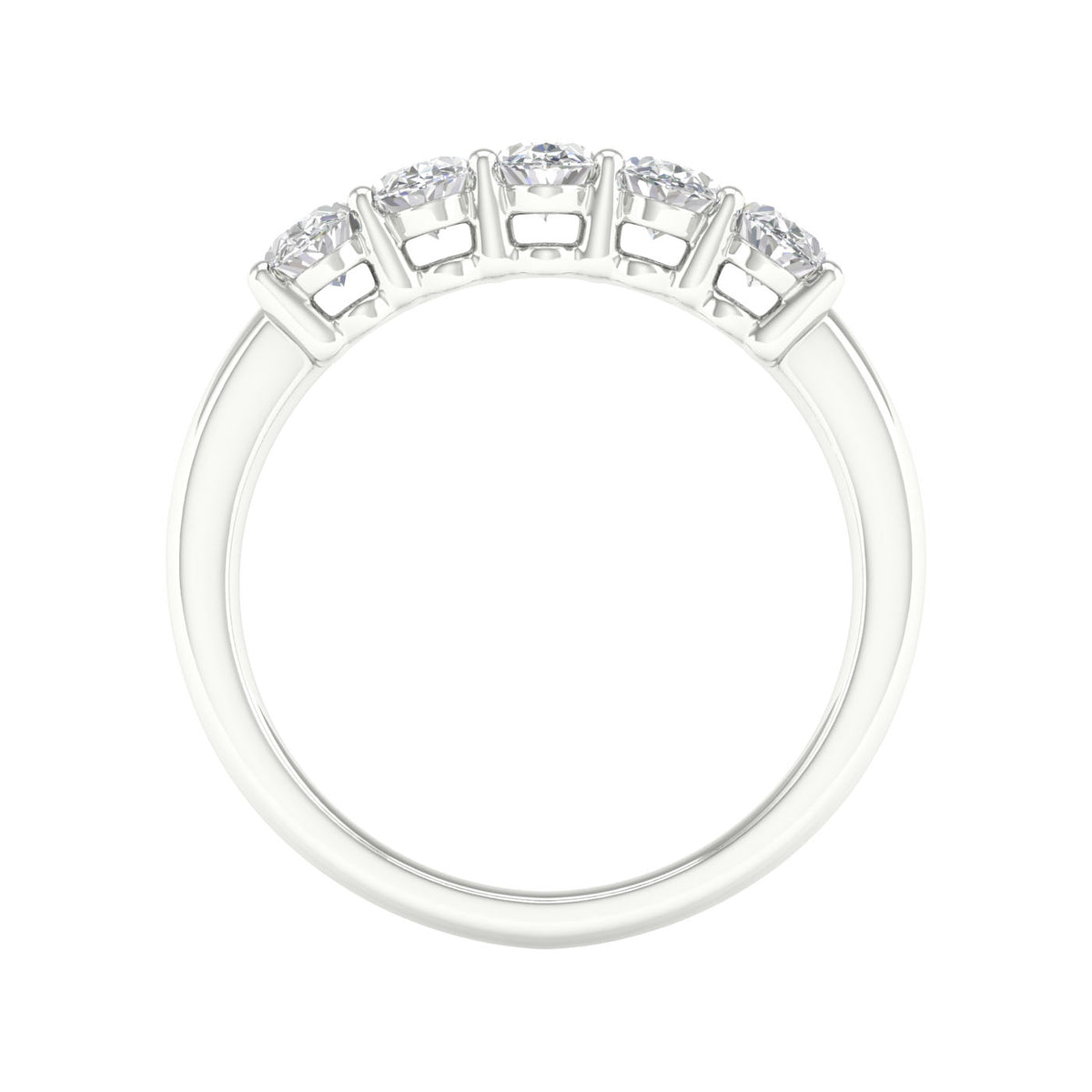 14K 1.00CT Certified Lab Grown Diamond Band 64483